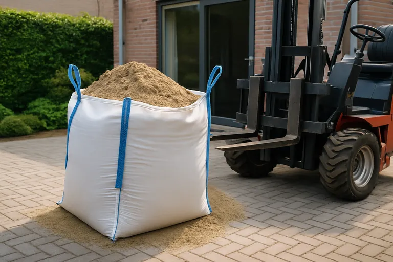Efficiënt en duurzaam werken met BIG bag zand