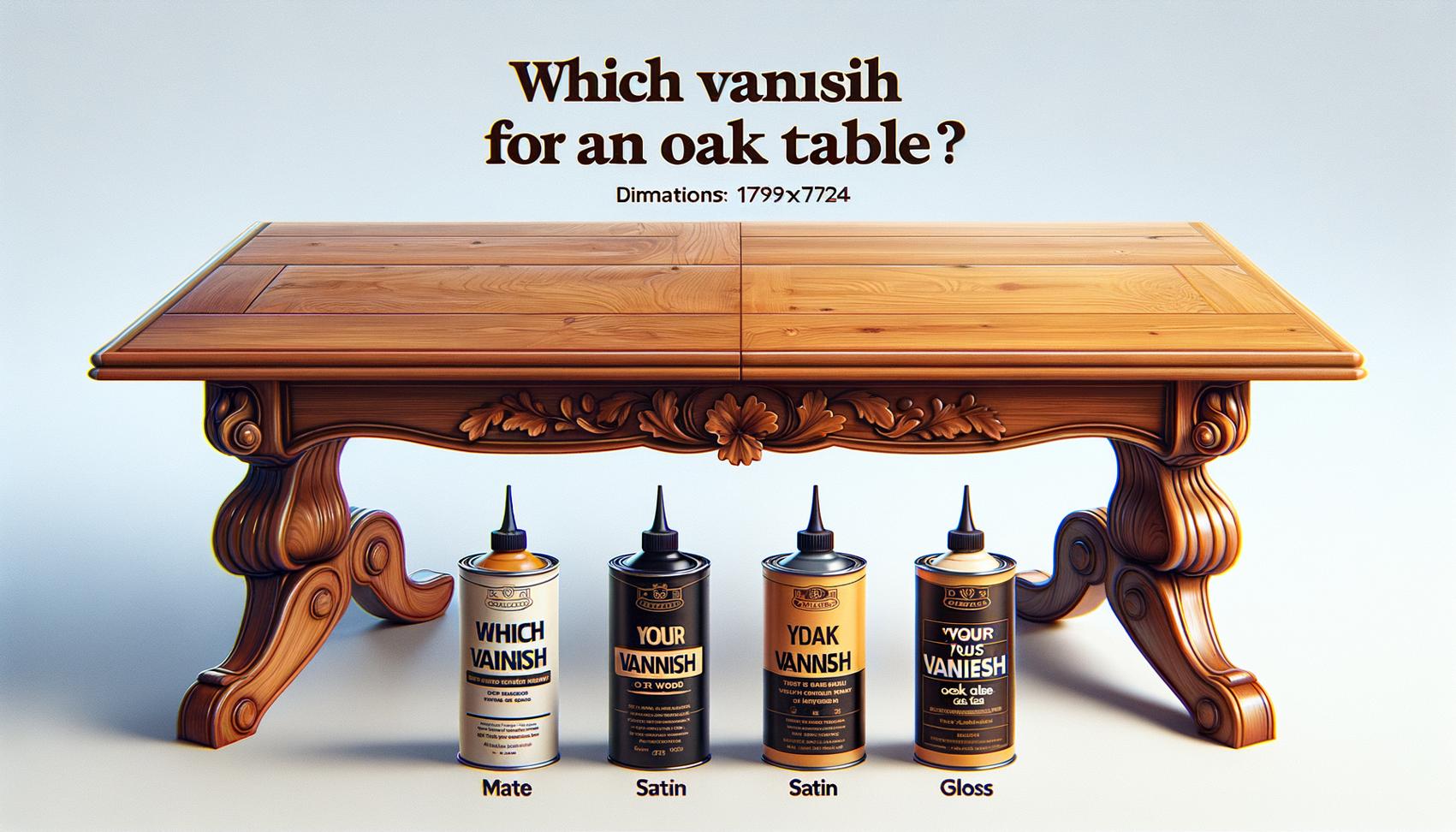 welke lak voor eiken tafel